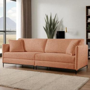 Imagem de Sofá Fixo Ravi 2 Lugares Luxo 1,70m Castellar Móbile