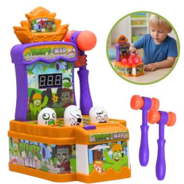 Imagem de Brinquedo Interativo Zumbi Bate Martelo Eletrônico Com Luz E Som - Castela