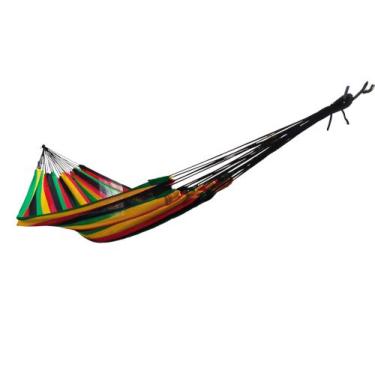 Imagem de Rede de Dormir Descanso Nylon Amazona Colorida Impermeável - ArtesãoNa