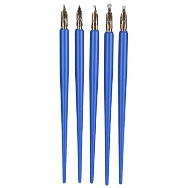 Imagem de ZJchao Caneta de Caligrafia, Caneta de Imersão, Cabo de Madeira, de Imersão, Escritório Em Casa, Pintura Artística, Caligrafia, Conjunto de Tinteiro, de para Escrever Com Caixa de Armazenamento para