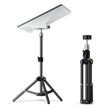 Imagem de Mini tripé Starlink com adaptador (para versões novas e antigas de 2025), suporte de tripé ajustável para mini prato Starlink, kit de montagem de suporte portátil para mini acessórios Star Link para