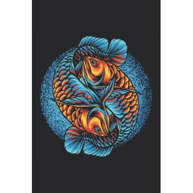 Imagem de Dragon Fish Notebook: Journal Gift for Dragon fish Lovers, breeder and Owner. Wide Ruled Blank Lined paper. Journal, Diary, Notepad, Note Book, ... Christmas, boys, girls men and Women.