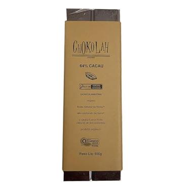 Imagem de Chocolate 64% Cacau com Açúcar Demerara Orgânico CHoKolaH 500g