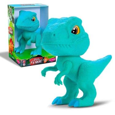 Imagem de Dinossauro de Vinil 15cm Little Velociraptor - Tudo em Caixa