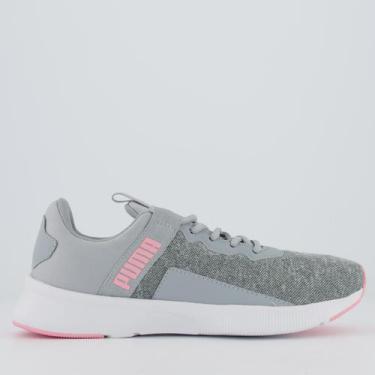 Imagem de Tênis Puma Flyer Beta BDP Feminino Cinza Mescla, 34
