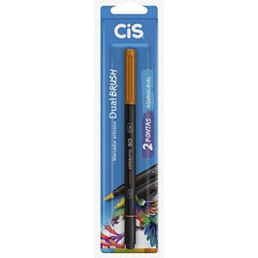 Imagem de Marcador Artístico Aquarelável Dual Brush, CIS, Caramelo, Blister c/1 unidade