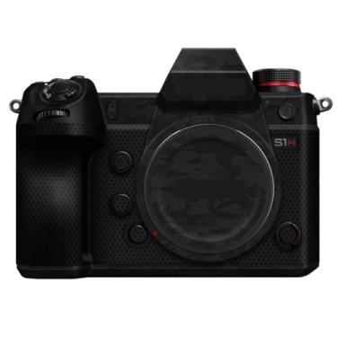 Imagem de Adesivo para câmera S1H antiarranhões para Panasonic Lumix S1H Película Protetora Decalques S1H (Knight Black)