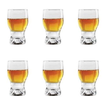 Imagem de Sihanoukville Conjunto de copos de shot de 170.1 – 56.7 g Heavy Base Clear Glass Shooters para bebidas alcoólicas e bebidas espirituosas | Presente durável de bar para homens e mulheres, lembrancinhas