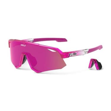 Imagem de Óculos de sol Velo Shades – Cutter 2X1 – Basebol/Softball – Por Jax at The Bullpen Training, Pinkout - Phantom, Lrg Adlt