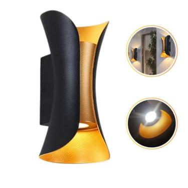 Imagem de Arandela Luxuosa Luminária LED 10W Dupla Luz led Cima e Para Baixo Bra