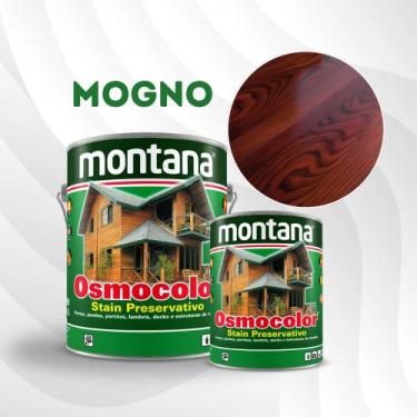 Imagem de Stain Osmocolor Mogno Acetinado 900ml Montana  Proteção e Acabamento P