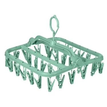 Imagem de Varal Dobravel 32 Prendedores Roupa Intima Reforçado - Hai