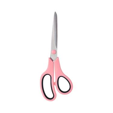 Imagem de Generic Tesoura resistente, 21,7 cm, rosa, aço inoxidável, multiuso, escritório/casa/escola/costura/artesanato