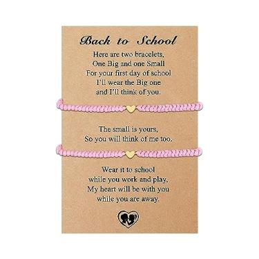 Imagem de Pulseira de coração artesanal Duo School Start Keepsake