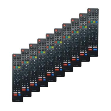 Imagem de Kit 10 Controle Remoto Compatível Philco Smart TV Netflix Youtube 32, 40, 43, 50, 55 e 58 polegadas PTV49F68DSWN PTV75E30DSWNT PTV86E30DSWNT 49F68 / 50F60SN