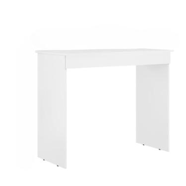 Imagem de Escrivaninha com Gaveta Mesa de escritório estudos ou Penteadeira (Branco)