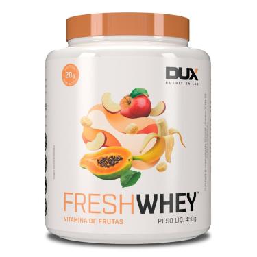 Imagem de Fresh Whey Dux Sabor Vitamina de Frutas com 20g Proteína Pote 450g