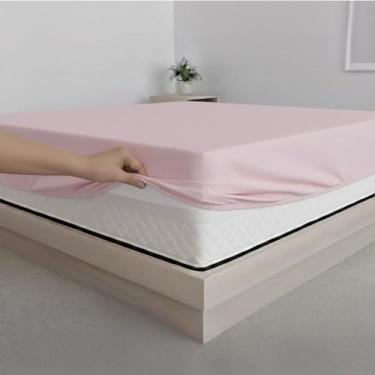 Imagem de Capa Protetora Impermeável Hospitalar P/ Colchão Lençol Elástico Solte