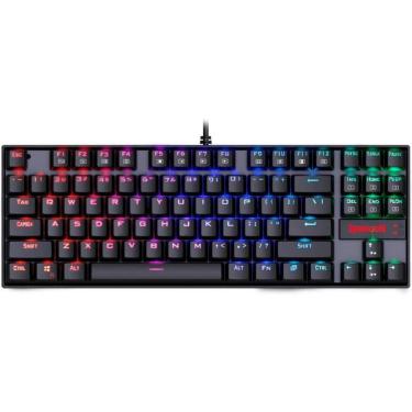 Imagem de Teclado USB Gamer Mecânico Redragon KUMARA - RGB - Switch Outemu Blue - K552RGB-1 - ABNT2-Unissex