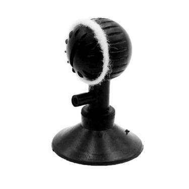 Imagem de Bomba de oxigênio para tanque de peixes, acessórios de bomba de oxigênio, aerador de aquário com bolhas ajustáveis (redondo)