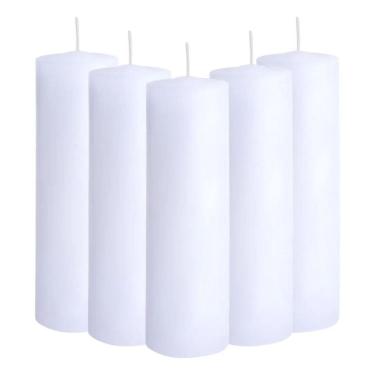 Imagem de Vela Votiva 200G Branca 12 Unidades Celofane Transparente