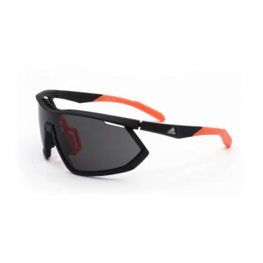 Imagem de Óculos de sol adidas Sport SP 0002 02A preto fosco/lente fumê + 2ª laranja