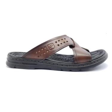 Imagem de Chinelo Pegada Masculino 134201, 38, Pinhao
