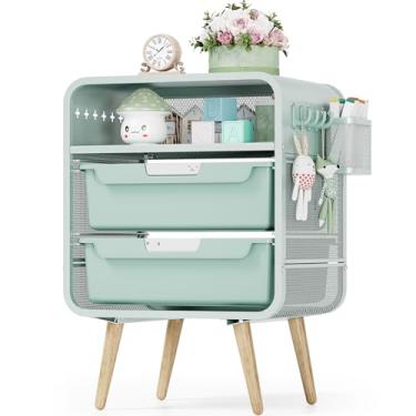 Imagem de SYKIARIOL Mesa de cabeceira infantil, mesa de cabeceira para meninas, mesa lateral noturna, mesa de cabeceira infantil, mesa de cabeceira roxa fofa com gaveta de armazenamento para meninas