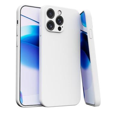 Imagem de Capa Case Capinha Para iPhone 15 PRO Silicone Aveludada Com Forro aveludado Premium (BRANCO)