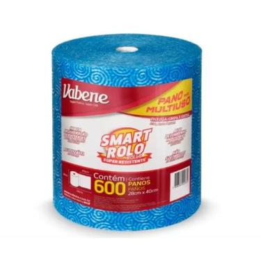 Imagem de 600 Panos Mágico Multiuso 28x40 Perfex Limpeza Reutilizável AZUL - VAB