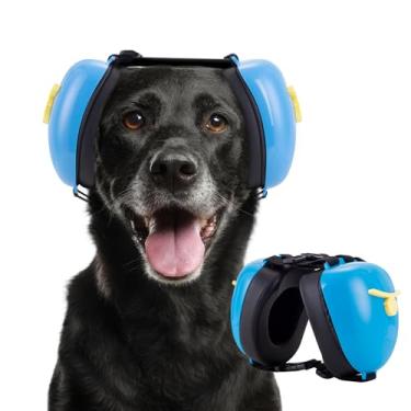 Imagem de Novo protetor de ouvido para cães para proteção contra ruído - fones de ouvido para cães NRR de 30 dB, cancelamento de ruído, proteção auditiva contra trovões/fogos de artifício/aspiradores, design