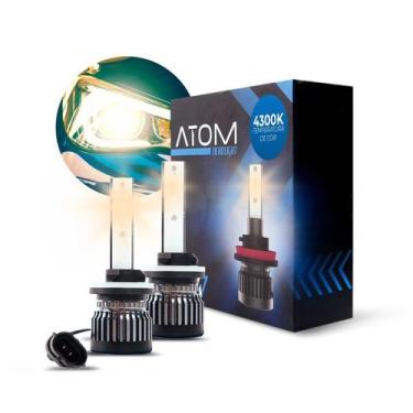 Imagem de Lâmpada LED ATOM M7 4300K 12V Alta Potência Várias Bases, H27