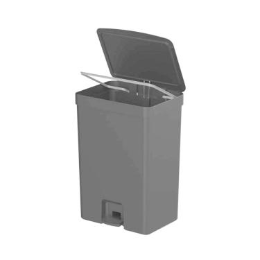Imagem de Lixeira De Pedal Trium 50L Preto - Ou