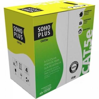 Imagem de Cabo de Rede CAT.5E CMX Cx 305m Branco Furukawa Sohoplus - CX / 305