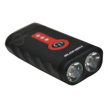 Imagem de Lanterna De Bike High One Led Visibilidade Longa Distância Preto - NoB