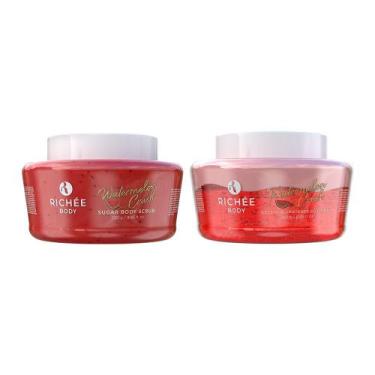 Imagem de Kit Geleia Hidratante e Esfoliante Watermelon - Richée Body - richee