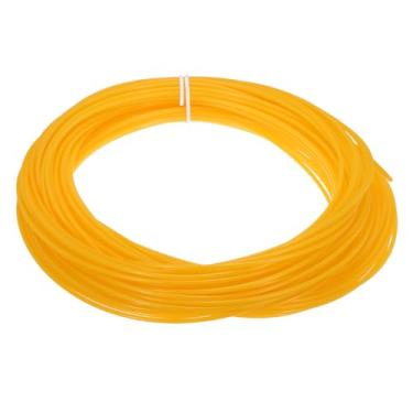 Imagem de PATIKIL Kit de reparo de vime, 29,9 m 2,4 mm redondo sintético material de vime tecido de vime conjunto de vime de vime para artesanato DIY e fabricação de cestas de tecelagem, amarelo manga