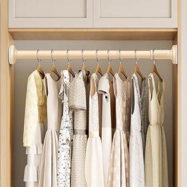 Imagem de Barra De Armário De Pressão Ajustável Para Viúvas De Porta De Quarto O Trilho Telescópico Drillig Clothig Hager, Brown, 1.9~2.6m/74.8~102in