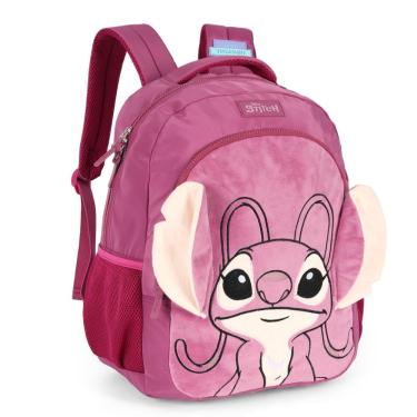 Imagem de Mochila Lilo Stitch Costas Escolar Meninas Juvenil Roxo