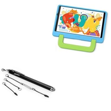 Imagem de BoxWave Caneta Stylus compatível com Huawei MatePad T8 Kids (8 polegadas) - Caneta Stylus capacitiva EverTouch, ponta de fibra capacitiva Stylus - Jet Black