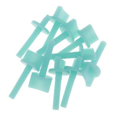 Imagem de 10 parafusos de nylon acionados à mão para helicóptero M4 x 22 mm