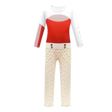 Imagem de JYKSDTUWS Halloween Kids Zombies Cosplay Costume Jumpsuit Family School Party Dress Up Clothes Outfits, 4-10 Years (Color1, 9-10 Years)