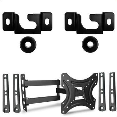 Imagem de Suporte Articulado para TV 32 a 55 Polegadas com Suporte Fixo 13 a 70 