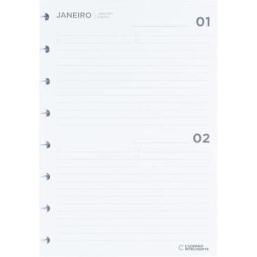 Imagem de Caderno Inteligente Refil A5 Agenda 90G 97 Folhas Pacote