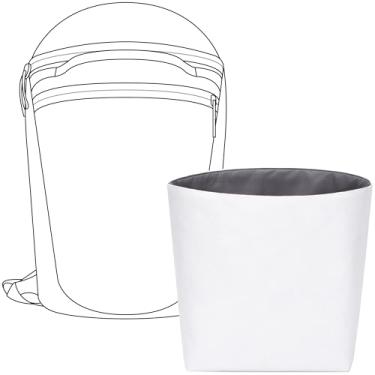 Imagem de FANJI Project Bolsa organizadora para bolsa Arc'teryx Heliad15, ajuste personalizado, cinza, leve, resistente à água, com acessórios para porta-copos