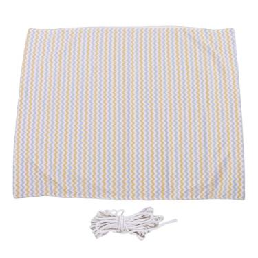 Imagem de Naroote Balanço de Rede para bebê, Cadeira de Saco de Pano de Algodão Com Design de Bolso Profundo Em Forma de U para Crianças de 6 Meses a 6 Anos, Cesta Suspensa Interna e Externa Com