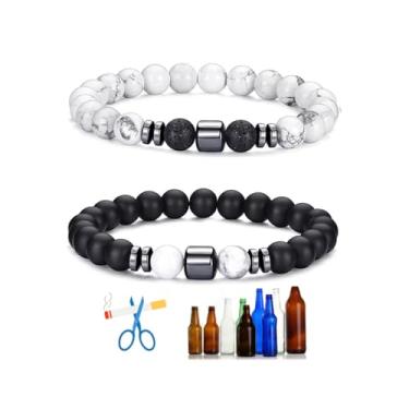 Imagem de 72ore Pulseira antiálcool internacional anti-álcool para reduzir o desejo de beber joias para mulheres e homens ajuda a aliviar a ansiedade joias presentes, Miçangas, Sem Pedra Preciosa