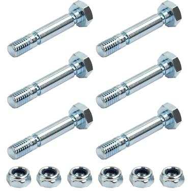 Imagem de Goodffy Kit de 6 pinos de tesoura OEM 707555 de substituição para Brigs & Straton, compatível com Craftman 9,5 TP 61.0 cm e 11.5 TP 68.6 cm Dual Stage Snowthrower 1696574-01 - C950-10329-0