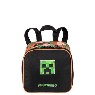 Imagem de Lancheira Escolar Sestini Minecraft X Outdoors Preto