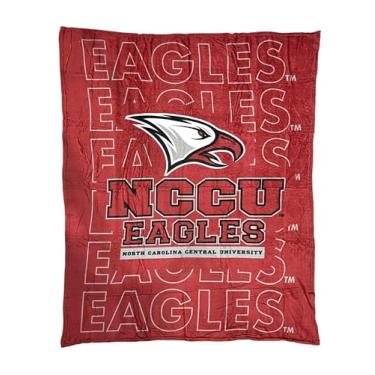 Imagem de Pegasus Sports Cobertor de pelúcia NCAA Echo Team Wordmark, cor do time, 60 x 70 (North Carolina Central University)